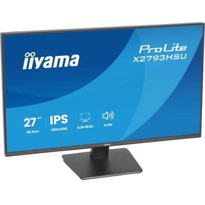 17. iiyama ProLite X2793HSU-B1 Computermonitor 68,6 cm (27") 1920 x 1080 px Full HD LED Schwarz