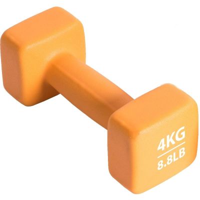 8. NEOPREN-Hantel 4KG PURE 2 IMPROVE 1 Stück.