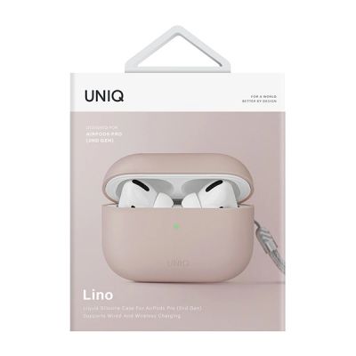 5. Uniq Lino Hülle für AirPods Pro 2 – rosa