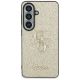 3. Guess Fixed Glitter Big 4G Metal Logo Hülle für Samsung Galaxy S26 - Gold