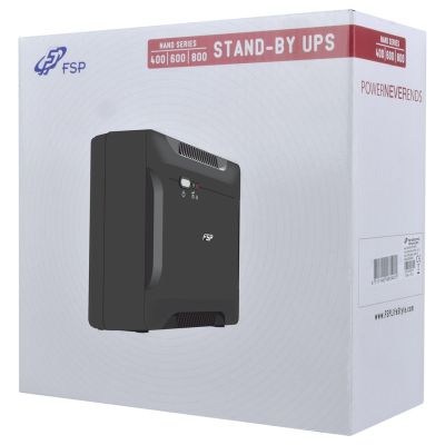 3. FSP Nano 600 USV Standby (Offline) 0,6 kVA 360 W 2 x AC-Steckdosen