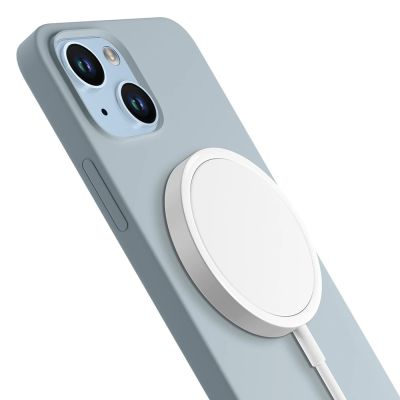 6. 3mk Hardy Silikon MagCase für iPhone 14 Plus – Blau