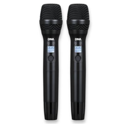 7. DNA XMIC 2 – Drahtloses Dual-Set bestehend aus 2 Handmikrofonen und einem Empfänger, UHF-Band 518–542 MHz