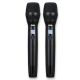 7. DNA XMIC 2 – Drahtloses Dual-Set bestehend aus 2 Handmikrofonen und einem Empfänger, UHF-Band 518–542 MHz