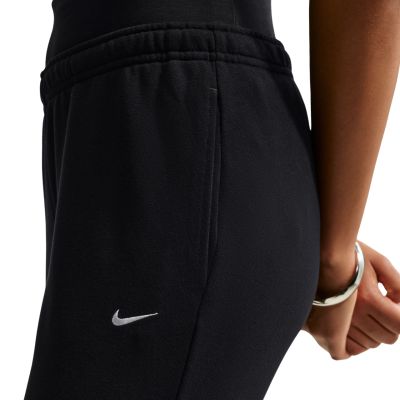 3. Nike Studio Fleece Leichte Damenhose Schwarz IM8104 001