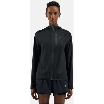 6. Damenjacke ODLO ZEROWEIGHT DUAL DRY PK WATERPROOF, schwarz