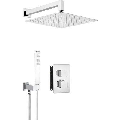 Unterputz-Duschset mit Thermostat-Box