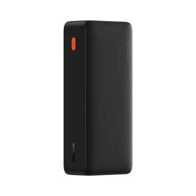 25. Baseus Airpow Schnelllade-Powerbank 20W 30000mAh mit USB-C - 30cm USB-C-Kabel - Schwarz