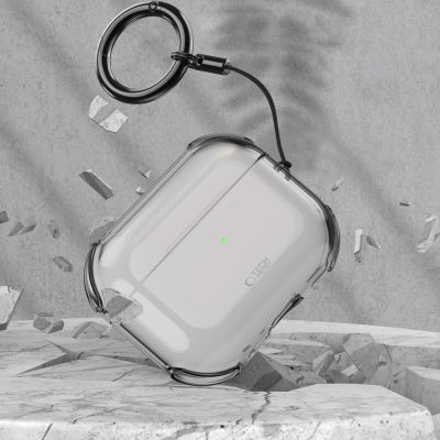 6. Tech-Protect Bounce Hülle für AirPods Pro 3 – Transparent