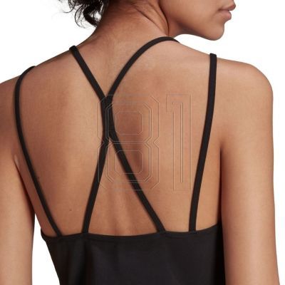 5. Adidas Studio Slim Strappy Back Tank Top W HE3140