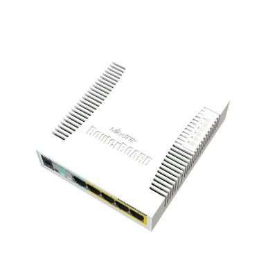 5. Mikrotik RB260GSP Switch (CSS106-1G-4P-1S) 6p PoE (Passiv: 4) 60W Managed Gigabit