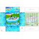 9. Bestway 54409 Aufstellpool, aufblasbarer Pool, oval, blau-weiß