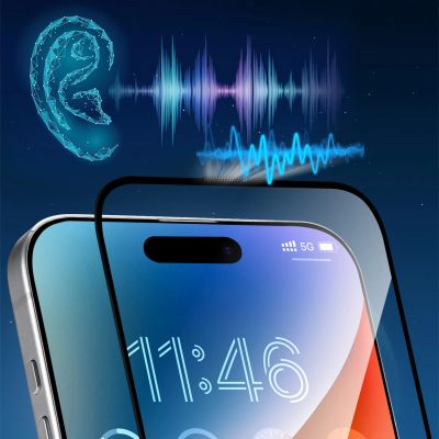 8. Joyroom JR-MAR0317 Panzerglas mit Antireflexbeschichtung für iPhone 15 Plus/16 Plus