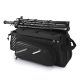 7. Wozinsky Fahrrad-Gepäckträgertasche mit Schultergurt, 9 l (Regenschutz inklusive), Schwarz (WBB22BK)