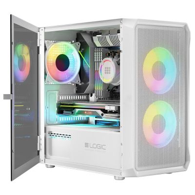 10. LOGIC HOUSING PORTOS ARGB MINI USB 3.0 WEISS