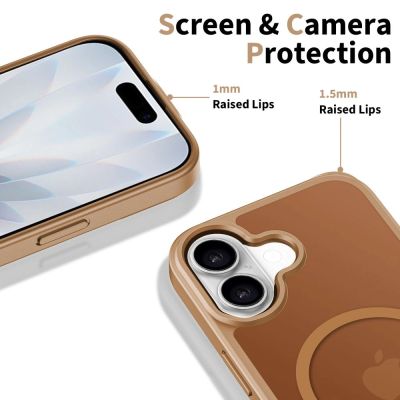 4. Tech-Protect BasicMag MagSafe Hülle für iPhone 17 - Braun