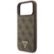 6. Guess 4G Strap Triangle Logo MagSafe Hülle für iPhone 17 Pro Max – Braun