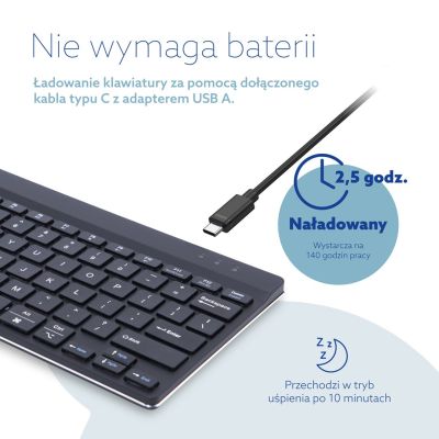 23. R-Go Compact Break Keyboard - Tastatur - Multifunktion