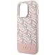 6. Guess GUHMP14LHGCFSEP iPhone 14 Pro 6,1" rosa/rosa Hartschale GCube Stripes MagSafe
