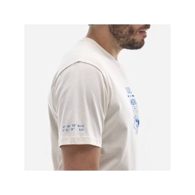 3. MILLET Herren-T-Shirt mit Chamonix-Logo, Größe M, Beige