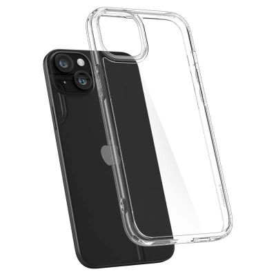 14. Spigen Crystal Hybrid-Hülle für iPhone 15 Plus – transparent