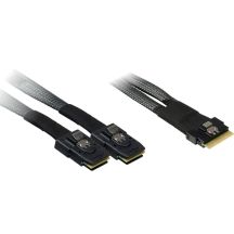 Inter-Tech Kabel SFF 8654-8x - SFF 8087-2x 0,75 m