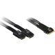 Inter-Tech Kabel SFF 8654-8x - SFF 8087-2x 0,75 m