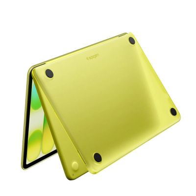 5. Spigen AirSkin Hülle für MacBook Neo 13" 2026 - Mattgelb