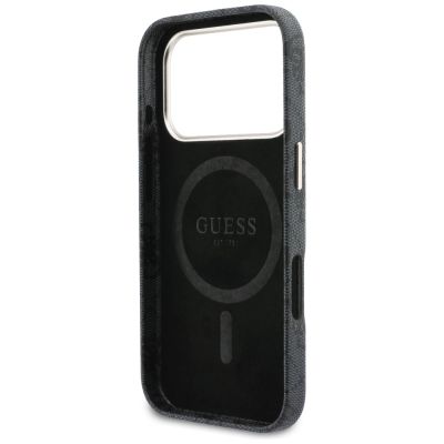 7. Guess 4G Script MagSafe Hülle für iPhone 17 Pro Max – Schwarz