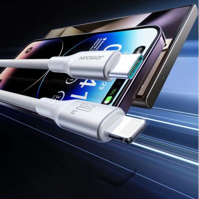 2. Joyroom S-A28 Blitzgerät Serie 30W USB-C - Lightning Kabel 2m - weiß