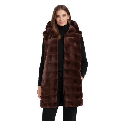 Geographical Norway Damen-Fleece Uphemere Dunkelbraun Db Lady 0136 Dunkelbraun (WZ6797F/GN-Dunkelbraun)
