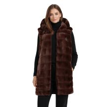 Geographical Norway Damen-Fleece Uphemere Dunkelbraun Db Lady 0136 Dunkelbraun (WZ6797F/GN-Dunkelbraun)