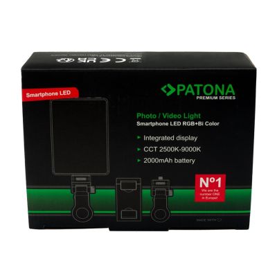 11. PATONA Premium RGB/Bi-Color LED Lampe für Smartphones
