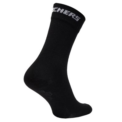 3. Skechers 3PPK Mesh Ventilation Socken SK41040-9999 Schwarz 35-38