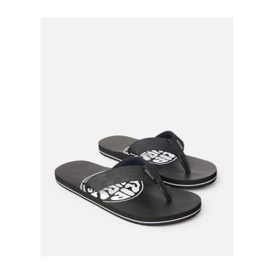 RIP CURL Ripper Bloom Zehentrenner-Strand-Flip-Flops Schwarz