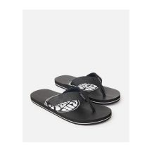 RIP CURL Ripper Bloom Zehentrenner-Strand-Flip-Flops Schwarz