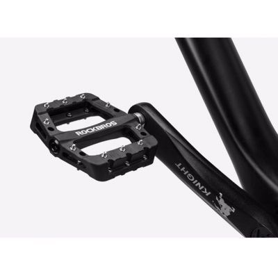 2. Rockbros 2017-12CBK Nylon-Fahrradpedal-Set, Schwarz
