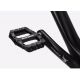 2. Rockbros 2017-12CBK Nylon-Fahrradpedal-Set, Schwarz