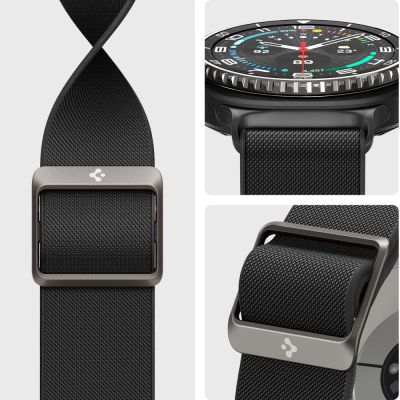 8. Spigen Fit Lite Armband für Samsung Galaxy Watch 40/44/46 mm - Schwarz