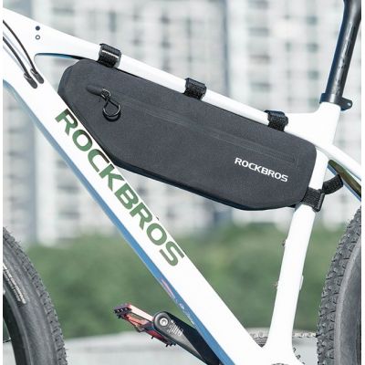 4. Rockbros AS-043 Velcro Fahrradtasche 3l - Schwarz