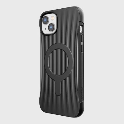8. Raptic X-Doria Clutch Case iPhone 14 Plus mit MagSafe Rückseite schwarz
