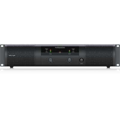 Behringer NX6000 2.0-Kanal-Audioverstärker für Zuhause, Schwarz