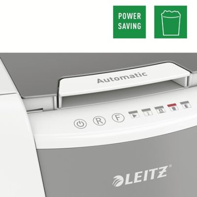 9. Leitz IQ AutoFeed 100 Aktenvernichter, P4, 100 Blatt, 34 l Behälter