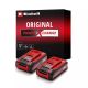 5. EINHELL BATTERIE 18V 2 x 3,0Ah