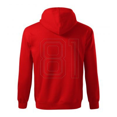 3. Malfini Moon Sweatshirt M MLI-42007 rot