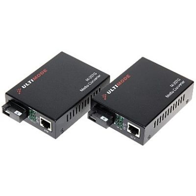 Single-Mode-Medienkonverter-Set TXRX M-207G ULTIMODE