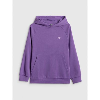 7. Lockerer Mädchen-Sweatshirt mit Kapuze 4F 4FJRSS26TSWSF3040-50S