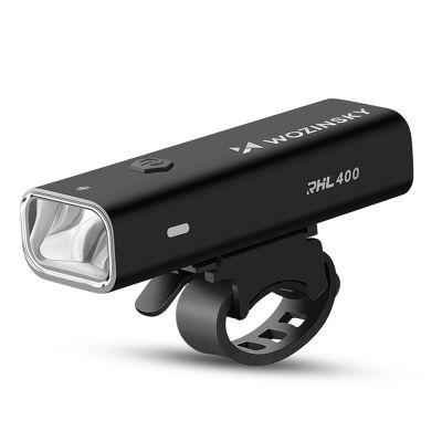 2. Wozinsky WSBLB2 USB-C Fahrradlicht-Set vorne (400 lm) und hinten, Schwarz