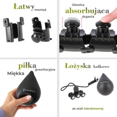 15. HULA-HOP-SET HHW12 SCHWARZ MIT PROJEKTIONEN UND HMS-GEWICHT + GÜRTEL BR163 SCHWARZ ÜBERGRÖSSE