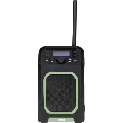 Imperial DABMAN OR 5 mobiles DAB+/FM-Breitradio Tragbares Digitalradio Schwarz, Grün